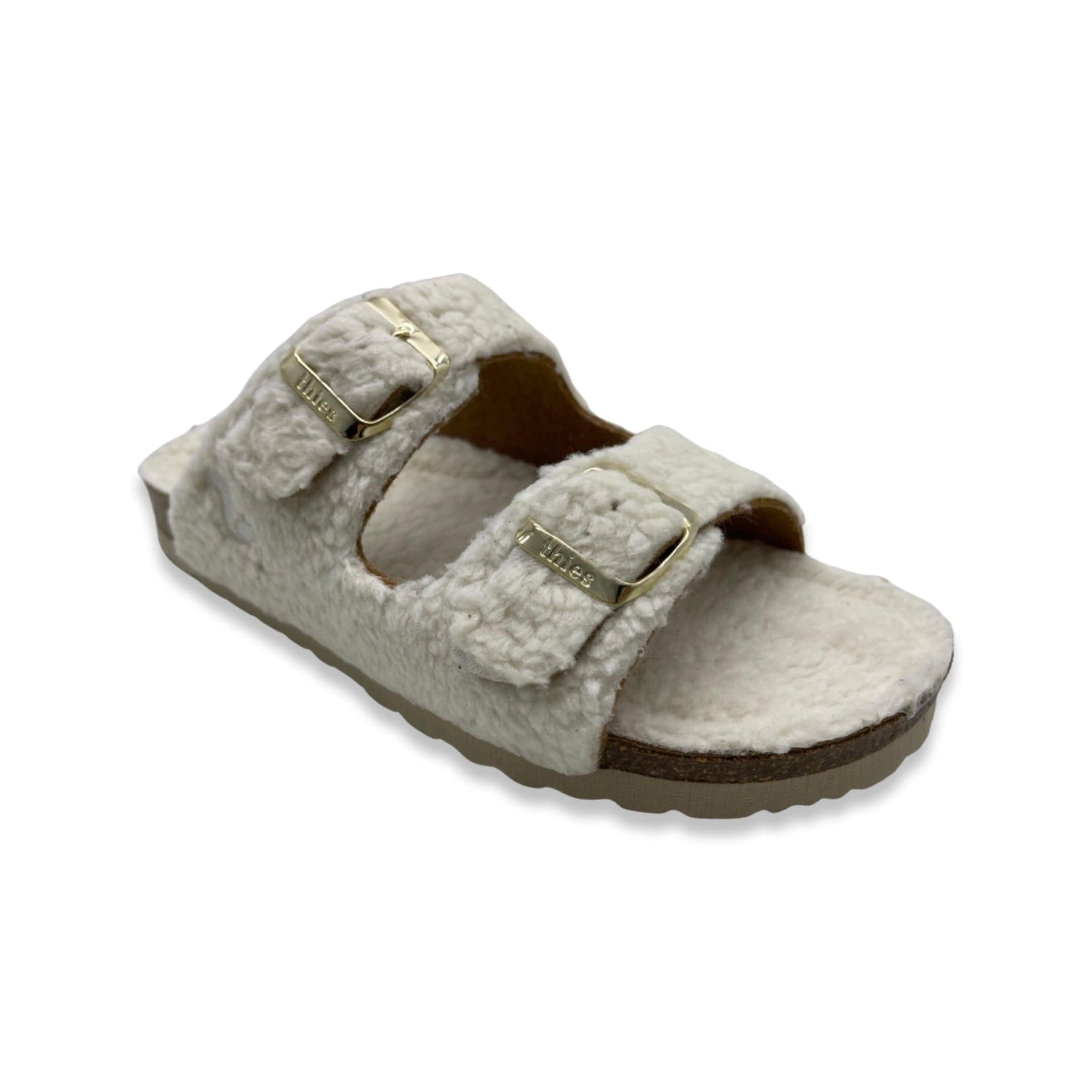 NAT 2 footwear thies 1856 ® Eco Teddy Sandal vegan off white (W/X) sustainable fashion ethical fashion